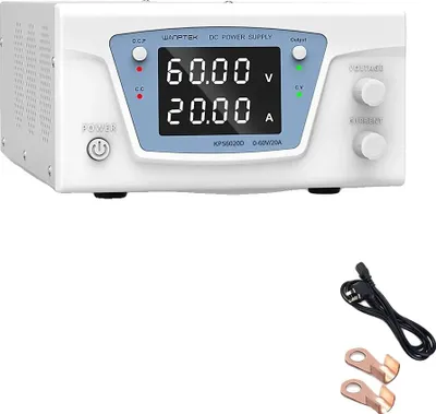Obrázek produktu pro Napájecí zdroj, nastavitelný rozsah napětí, vysoký proudový výstup, KPS6020D 60V 20A
