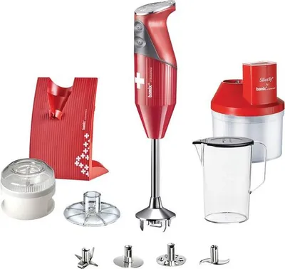 Zdjęcie produktu dla Bamix Superbox, Blender immersyjny, 1,8 m, 200 W, Czerwony