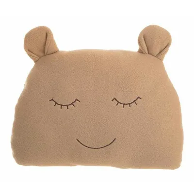 Obrázek produktu pro Polštářek medvěd měkká hračka 35 x 29 cm hnědý