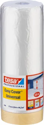 Immagine prodotto di Film di mascheratura Tesa 17m x 2,6m Easy Cov. marrone chiaro 04368