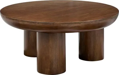 Produktbild von Couchtisch stambh mangoholz 90x90x40cm  - Atmosphera créateur d'intérieur