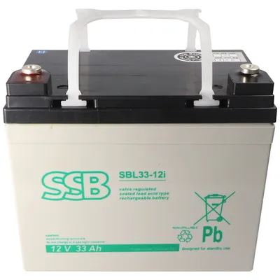 Productafbeelding van SSB SBL33-12i 12V 33Ah loodaccu, AGM-type