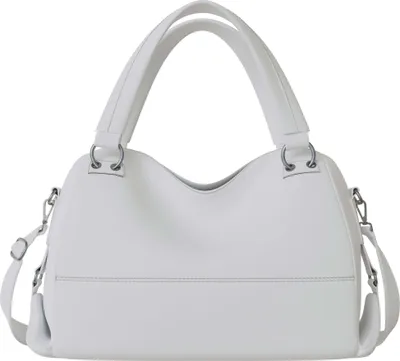 Produktbild von Damen Vegane Shopper Tasche Hobo Bag Umhänge Tasche  30669 White