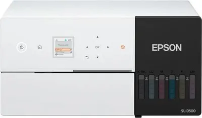 Produktbild von Epson SureLab SL-D500 Minilab Ecotank Fotodrucker vorne/hinten 10x15cm