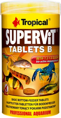 Produktbild von Futtertabletten Tropical Supervit Tablets B 250 ml