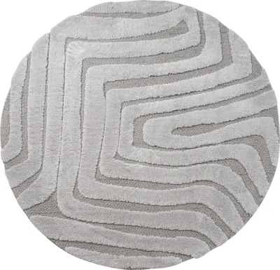Produktbild von Teppich Lima Beige Rund ø160 cm