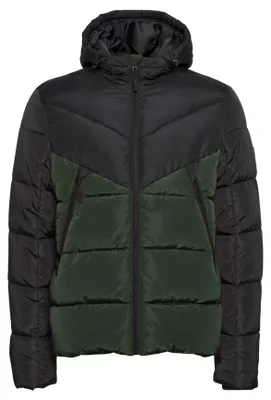 Obrázok produktu pre BLEND Teplá podšitá zimná bunda Puffer Quilted Parka Nastaviteľná kapucňa Veľkosť: XL