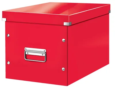 Productafbeelding van LEITZ 61080026 LEITZ Click & Store opbergbox, 30,0 liter, rood, 32,0 x 36,0 x 31,0 cm