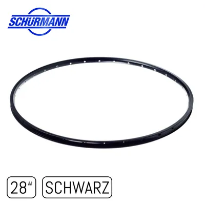 Produktbild von windmeile | Schürmann YAK Disc ráfik, 28 palcov, čierny, nejazdený, dutý profil ráfika, Schrader ventil, e-bike, elektrobicykel, pedelec