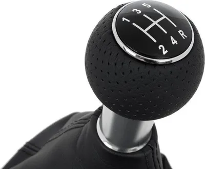 Produktbild von Schaltknauf Schaltmanschette Schwarz 5-Gang = R Rechts unten für Audi A4 8E B6