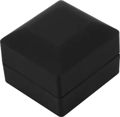 Produktbild von LED-beleuchtete Verlobungsring-Hochzeitsschmuck-Vitrine, Geschenk-Aufbewahrungsbox (Ringbox)