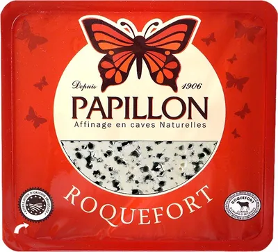 Obrázok produktu pre Syr Papillon Roquefort z ovčieho mlieka, 100 g