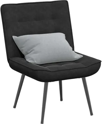 Obrázok produktu pre Relaxačné kreslo Čierna 64x74x84 cm Zamat