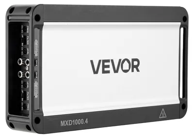 Produktbild von VEVOR Auto Audio Verstärker, 4-Kanal Brückenfähiger Auto Verstärker, Multikanal Class AB Stereo Amp, Max. 4 x 250W bei 4 Ohm / 4 x 500W bei 2 Ohm, Hohe Leistung, für SUVs, Pickups und Geländewagen, 4-Kanal-c, 4 x 500W RMS