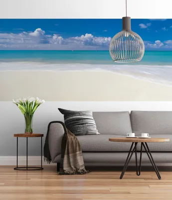 Produktbild von Fototapete - Deserted Beach - Größe 368 x 127 cm