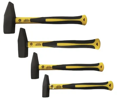 Produktbild von Schlosserhammer Hammer Fiberglasstiel 300/500/800/1000 4tlg Set