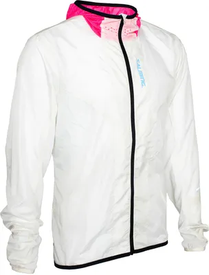 Produktbild von Salming Sarek Lightweight Jacket Jacke Sportjacke Laufjacke weiß/schwarz/pink 1270691-0751, Größe:XXS