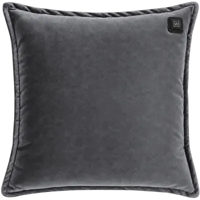 Imagen del producto de Almohadilla térmica infrarroja Warmpi® con batería externa de 10.000 mAh – Terciopelo gris antracita / gris – 45x45 cm – Inalámbrica y con cable integrado de 2,5 metros