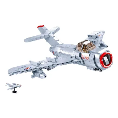 Obrázek produktu pro Sluban Model Bricks M38-B0983 Proudový stíhací letoun MiG-15
