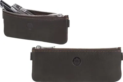 Produktbild von Stiftetui Federmäppchen Leder Sonnenleder Stifteetui Stifttasche mocca