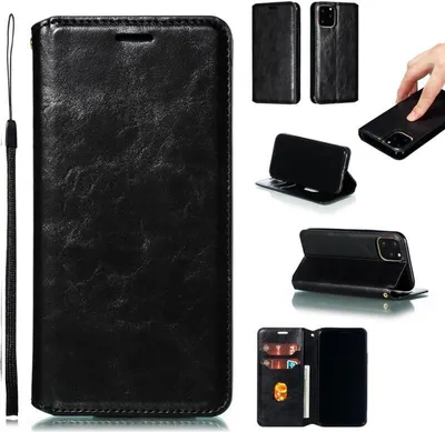 Obrázek produktu pro Apple iPhone 11 Pro [5,8 palce] Pouzdro na mobilní telefon Flipové pouzdro Kryt Pouzdro černé