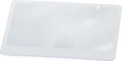 Obrázek produktu pro Verk 09122 Fresnelova obdélníková lupa Čtecí lupa 85 x 55 mm