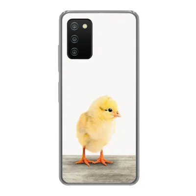 Produktbild von MuchoWow® Handyhülle Schutzhülle Hülle für Samsung Galaxy A03s Küken - Tiere - Jungen - Mädchen - Kinder Silikon Softcase Handy Hülle - Schutz
