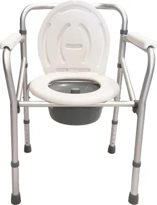 Produktbild von Praktischer 4-in-1-Multifunktions-Sessel - Sitzerhöhung und Duschsitz klappbar aus Aluminium