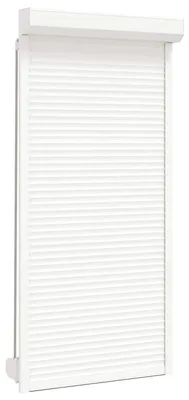 Produktbild von Rollladen Weiß 100 x 210 cm Aluminium und Polyurethan