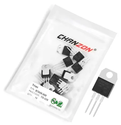 10 Stück BTA08-600C TO-220 Triac 8A Transistor