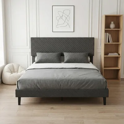Productafbeelding van Gestoffeerd Tweepersoonsbed 140 x 200 cm met Hoofdeinde