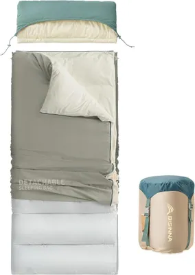 Imagen del producto de Saco de dormir de 0°C con funda desmontable – Compacto, para las cuatro estaciones