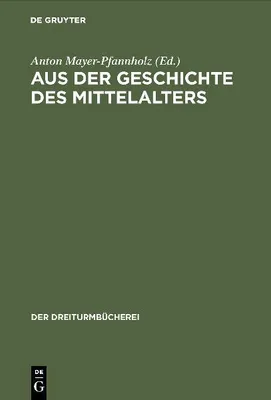 Produktbild von Aus der Geschichte des Mittelalters