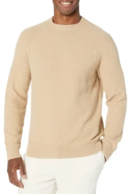 Produktbild von A. Essentials Herren Oversize-Pullover mit Rundhalsausschnitt aus strukturierter