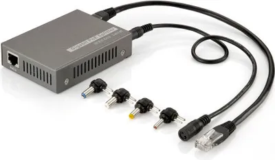 Obrázek produktu pro LevelOne POS-3000, IEEE 802.3, IEEE 802.3ab, IEEE 802.3af, IEEE 802.3at, IEEE 802.3u, 10/100/1000Base-T(X), Černá, 0 - 45 °C, 5 - 95%, 92 mm