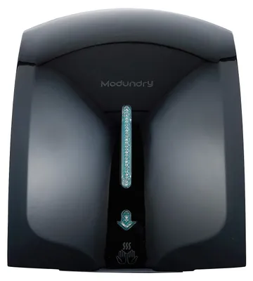 Immagine prodotto di Asciugamani elettrici automatici da parete, colore nero, ad asciugatura rapida