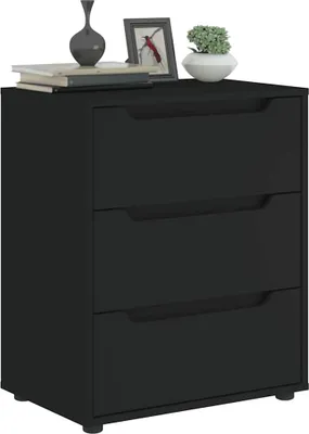 Produktbild von Sideboard VISNES Schwarz 60x40x73 cm Holzwerkstoff