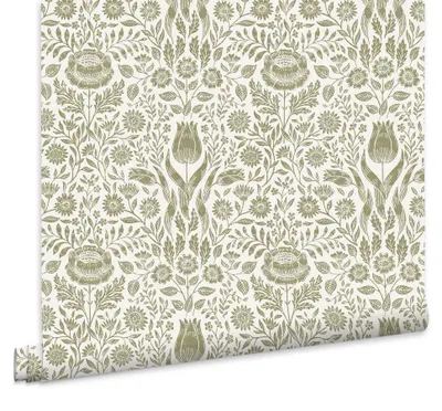 Produktbild von Laura Ashley Vliestapete Ashstead damast 1000x52cm, KI-generiertes Bild
