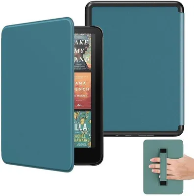 Productafbeelding van E-reader van 6 inch - Lichtgewicht hardcover - Automatische slaapstand - Elastische bescherming - Polyurethanleer - Beschermhoes voor e-readers, model 2024