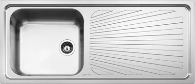 Produktbild von Smeg SGE116.1D, Edelstahl, Edelstahl, 1 Bowling, 450 x 400 mm, 21 cm, 7,62 cm (3 Zoll)