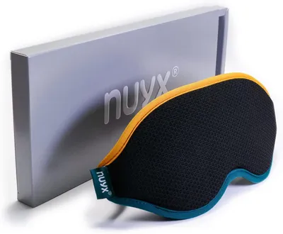 Produktbild von NUYX 3D-Schlafmaske Eclipse – blickdicht, Memory-Foam – Schwarz
