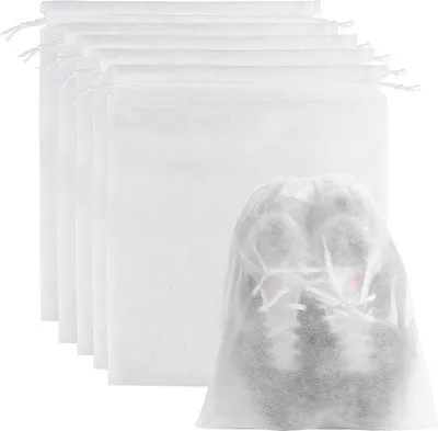 Productafbeelding van Famanu schoenentas, 25-delig - Waterafstotend, stofbestendig, 35 x 30 cm, wit