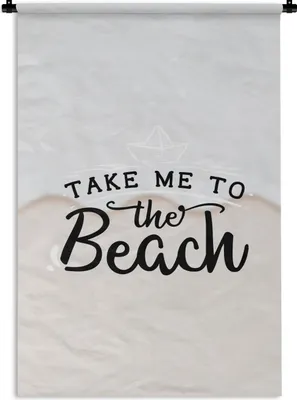Produktbild von MuchoWow® Wandteppich Wandbehang Sommer - Boot - Rosa 60x90 cm Tapisserie Dekoration Wandtuch - Foto-Teppich - Abwaschbar