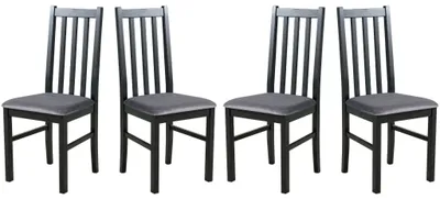 Produktbild von ESSZIMMERSTUHL - 4er-Set Bos 10 schwarz kronos 22