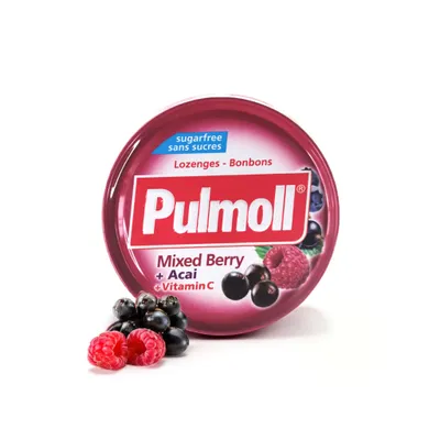 Obrázok produktu pre Pulmoll pastylki owocowe Mix Berry 45g
