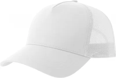 Image de Atlantis - Casquette Trucker "Rapper" Durable AB700 (Taille unique) (Blanc)