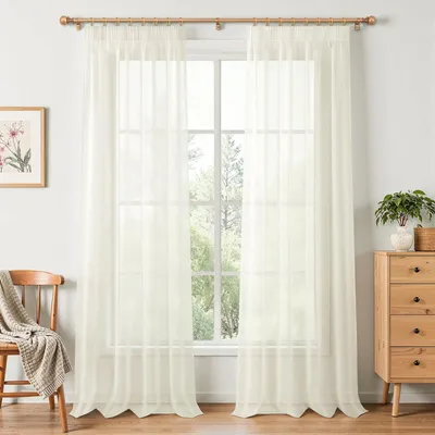 Immagine prodotto di Tende trasparenti, 140 x 245 cm, confezione da 2