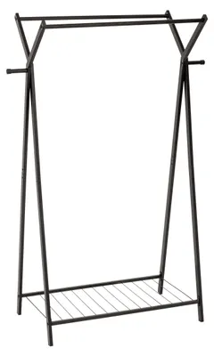 Obrázok produktu pre Dvojitý kovový vešiak na oblečenie METTY, 98 x 43,5 x 145 cm