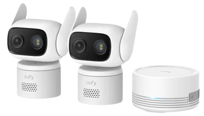 Produktbild von eufy Überwachungskamera C31 kabelgebunden, 2-Kamera-Set White