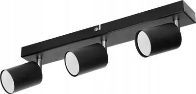 Produktbild von Adviti | Deckenleuchte GU10 - Schwarz - Bewegliche Leuchte - Modernes Design - Wand- und Deckenmontage
